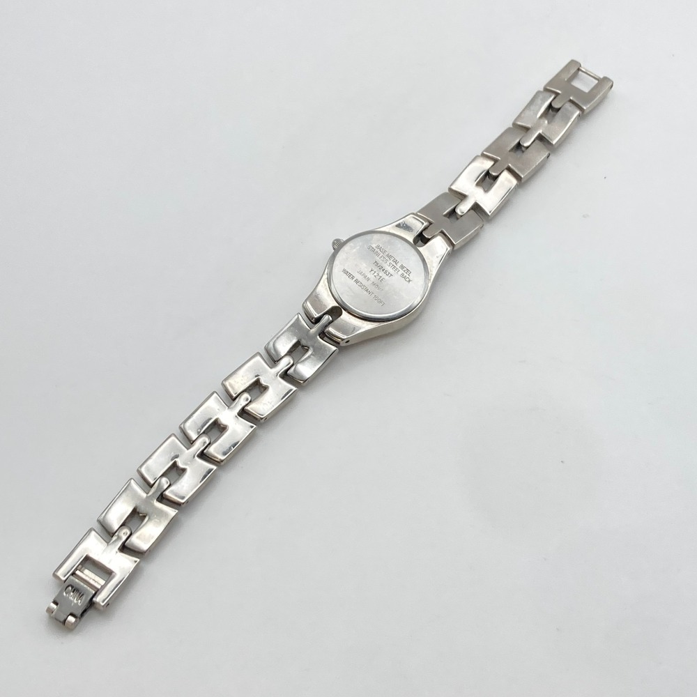 Armitron Now Women's Watch Silver Tone Blue Yellow Dial 22mm New Battery 6.25" - Picture 14 of 16